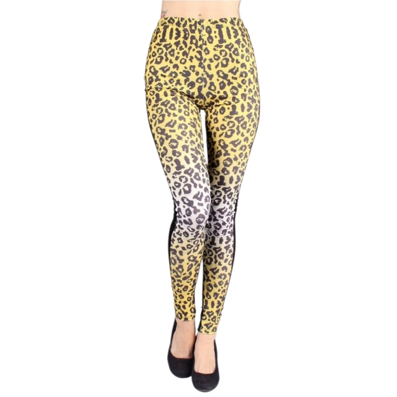 Trukfit Multi-Color Gradient Leopard Print Leggings - Picture 1 of 7